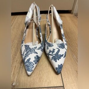 Target Milan Floral Print Slingback Heels - A New Day